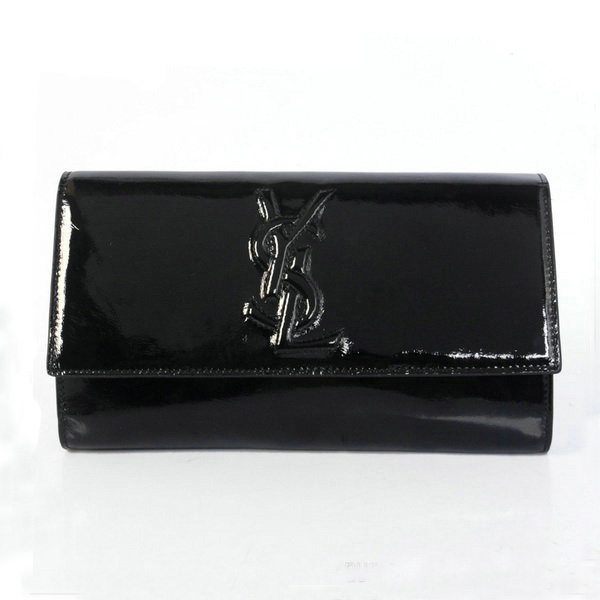 8223 Yves Saint Laurent Belle de Jour Patent Leather Wallet 8223